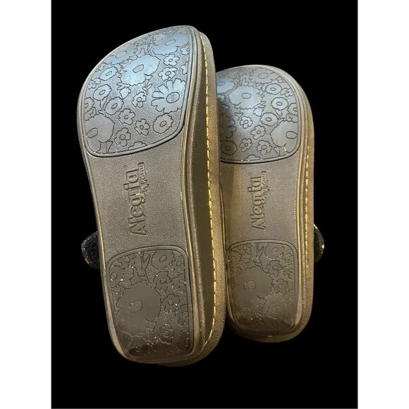 Alegria Womens Multicolor Paloma Hearts Leather Mary Jane Shoes Size 38 - Picture 5 of 10